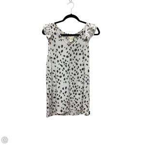 Top Sleeveless By Bibi In Animal Print, Size: S