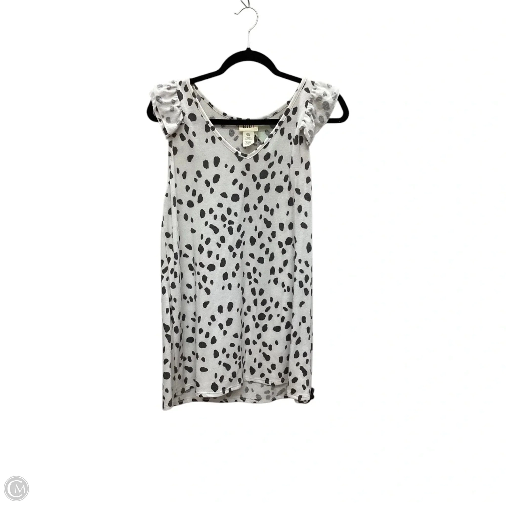 Top Sleeveless By Bibi In Animal Print, Size: S