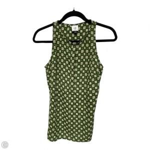 Top Sleeveless By Cabi In Floral Print, Size: Xs