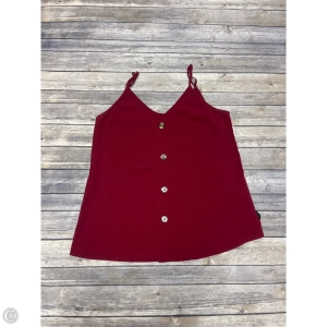 Top Sleeveless By Cmf In Red, Size: S