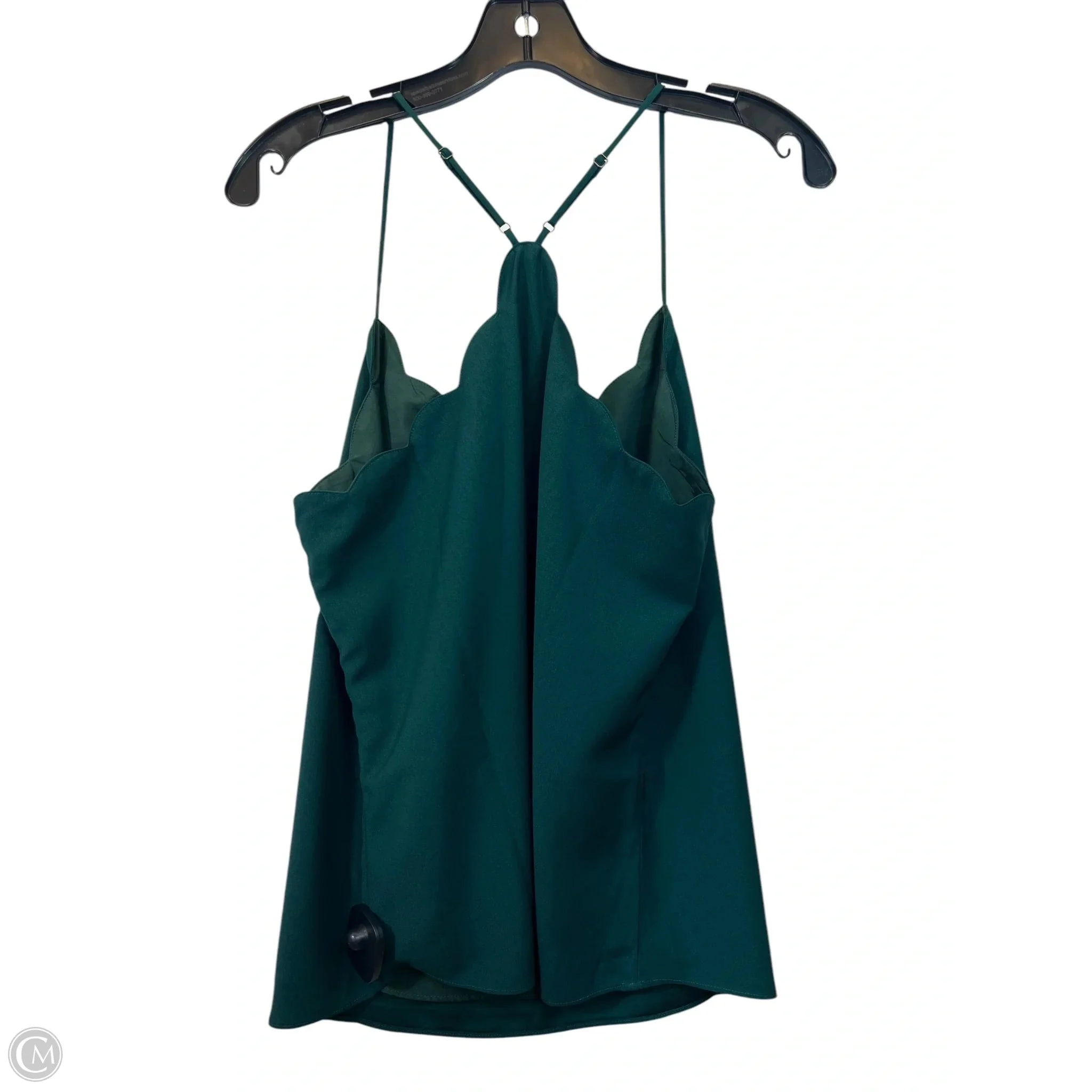 Top Sleeveless By J. Crew In Green, Size: M