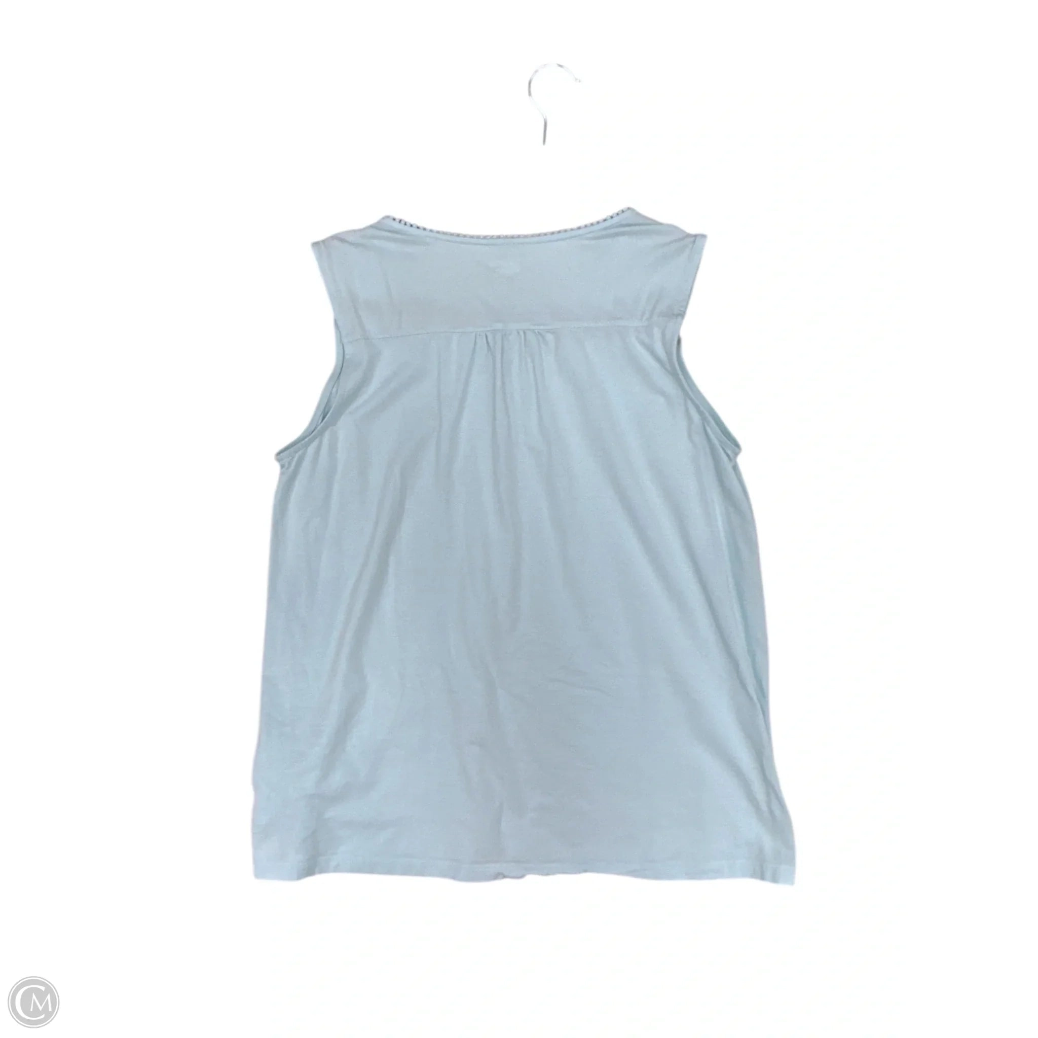 Top Sleeveless By Lands End In Aqua, Size: M