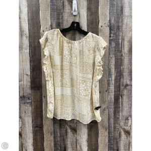 Top Sleeveless By Loft In Beige, Size: Xl