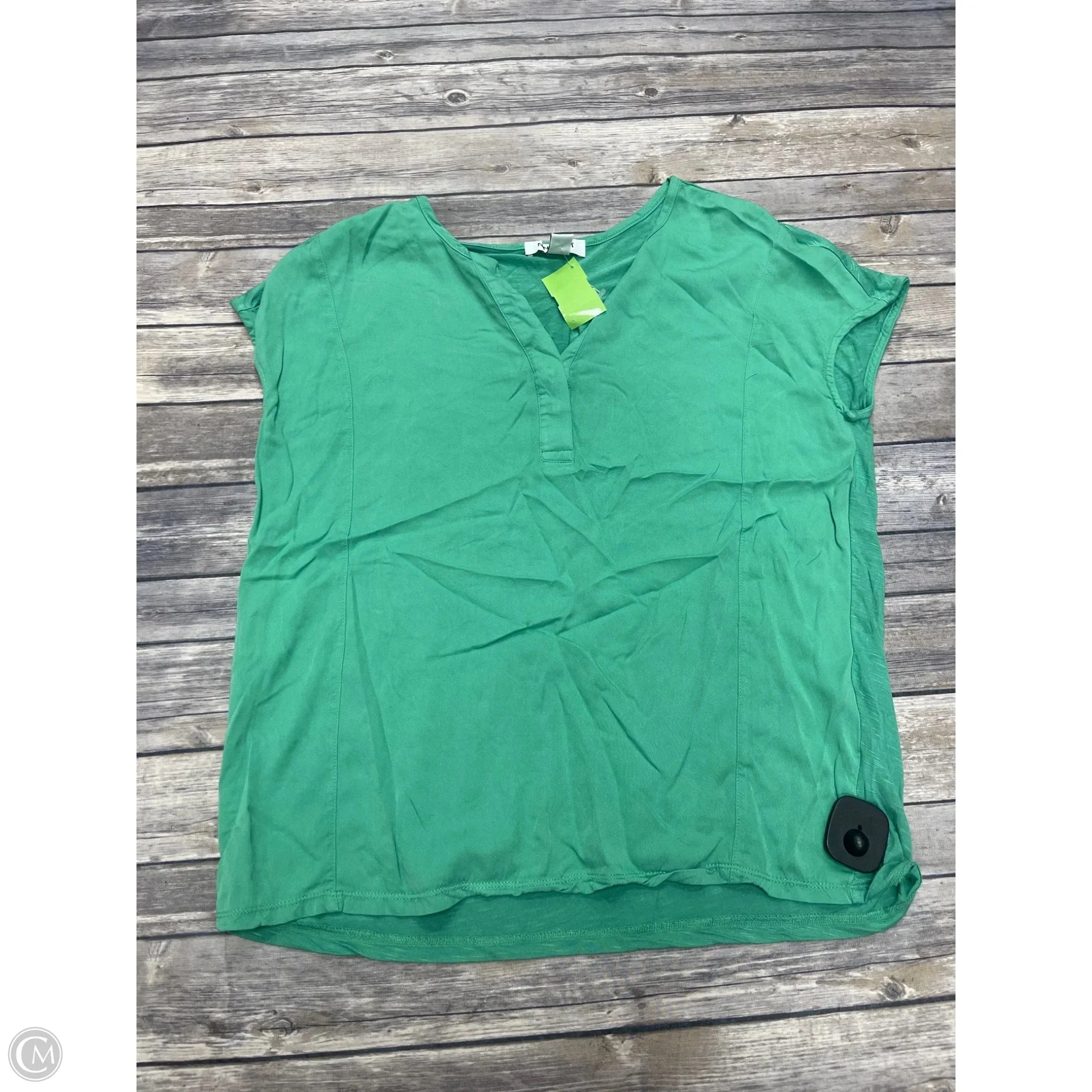 Top Sleeveless By Nine West In Green, Size: M