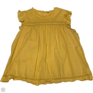 Top Sleeveless By Old Navy In Yellow, Size: 1x