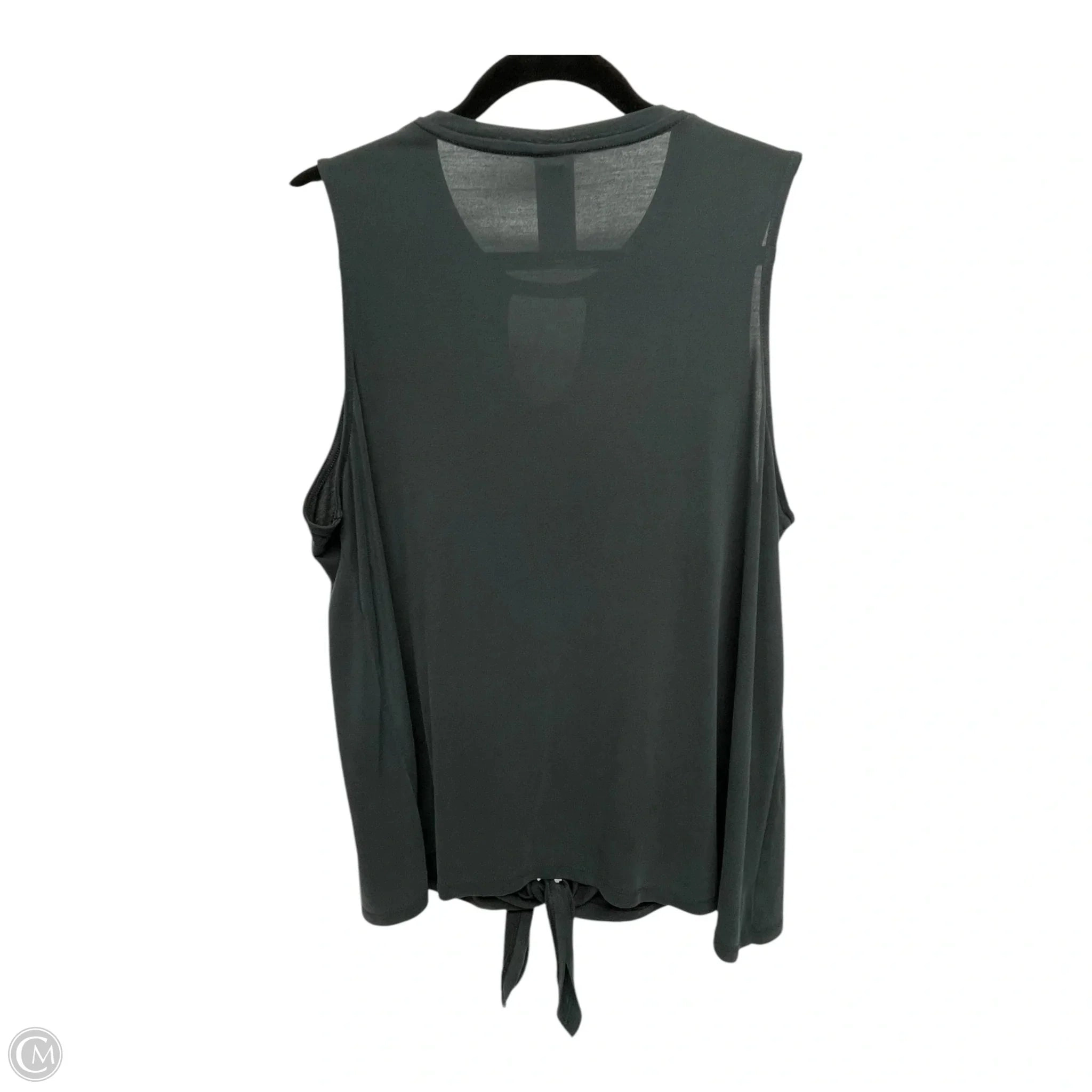 Top Sleeveless By Time And Tru In Grey, Size: Xl