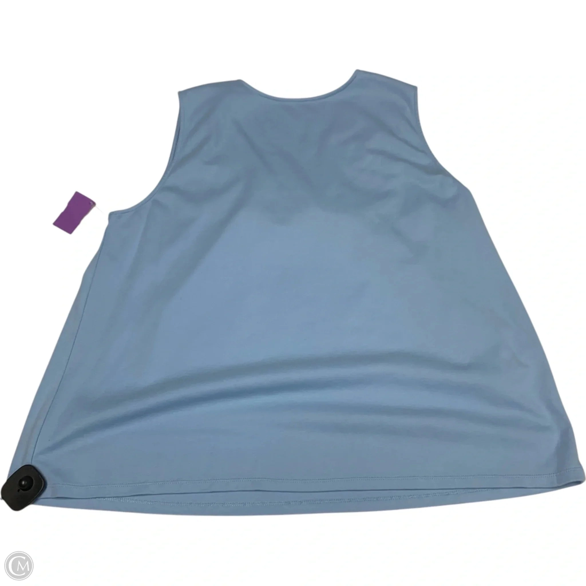 Top Sleeveless By Together In Blue, Size: 1x