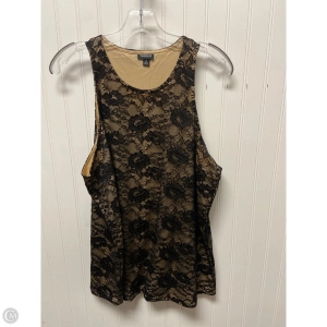 Top Sleeveless By Torrid In Black & Cream, Size: L