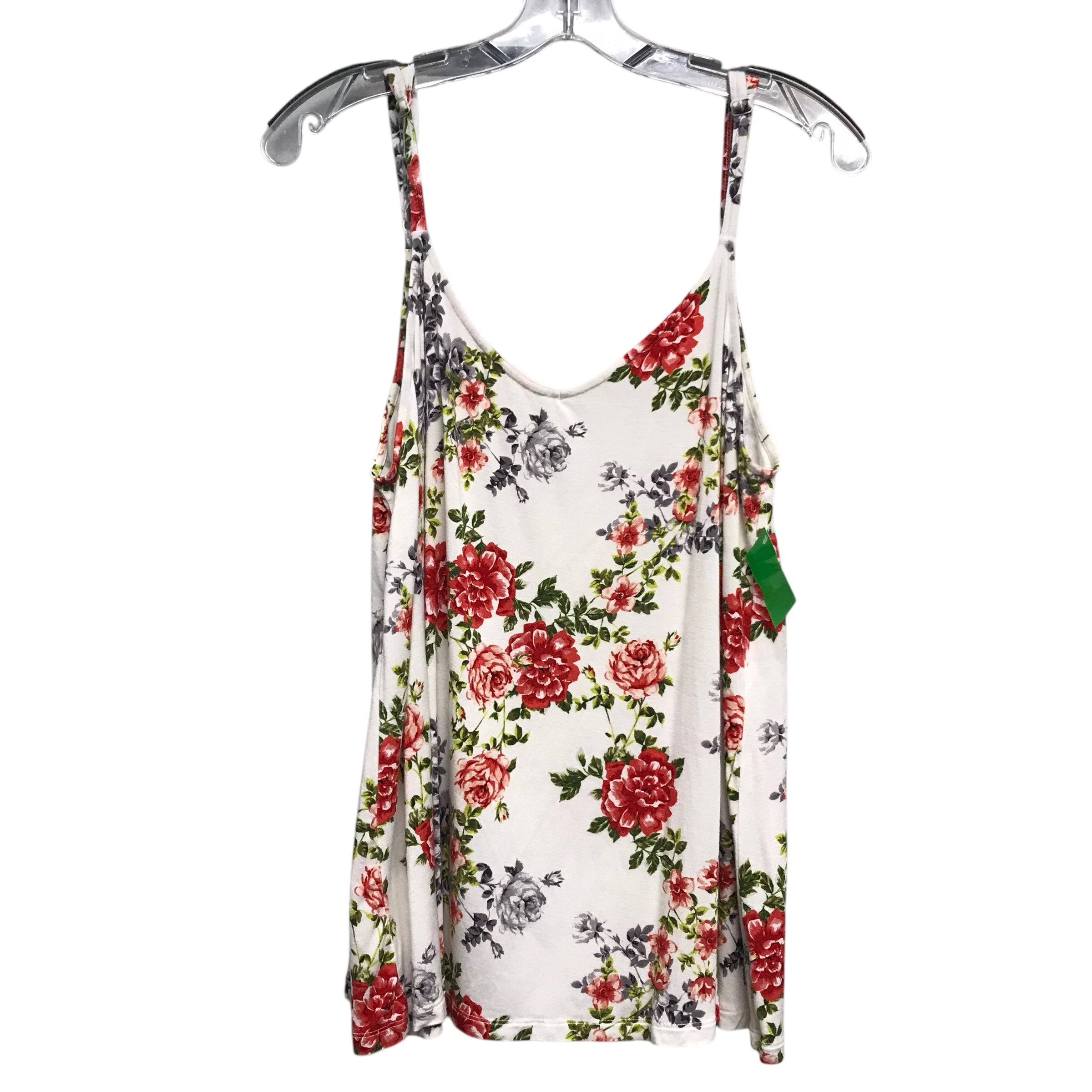 Top Sleeveless By Torrid In Floral Print, Size:1X