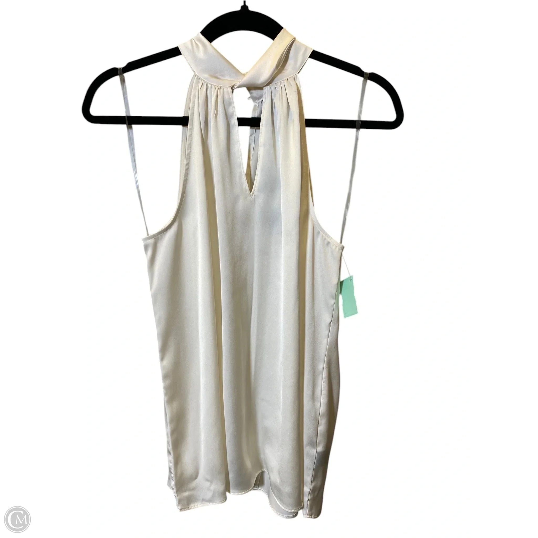 Top Sleeveless By Worthington In Cream, Size: M