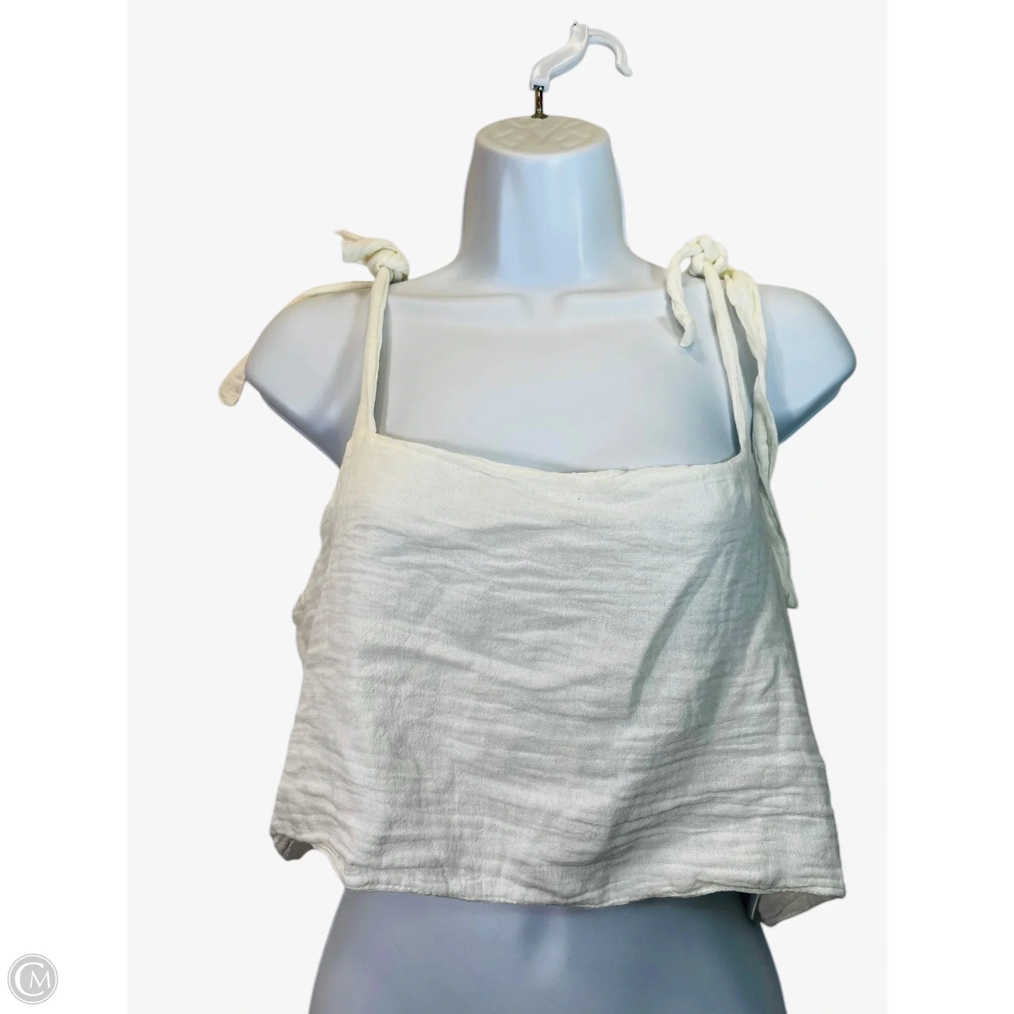 Top Sleeveless Designer By Savannah Morrow The Label In White, Size: M
