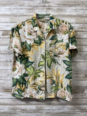 Top Ss By Liz Claiborne In Tan & Yellow, Size:M