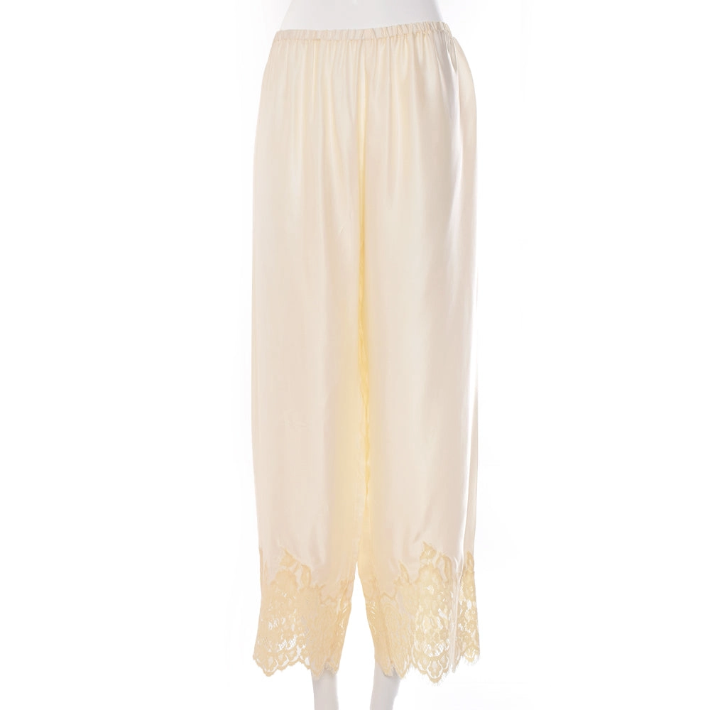 Twin Set Pants Cream Size Medium