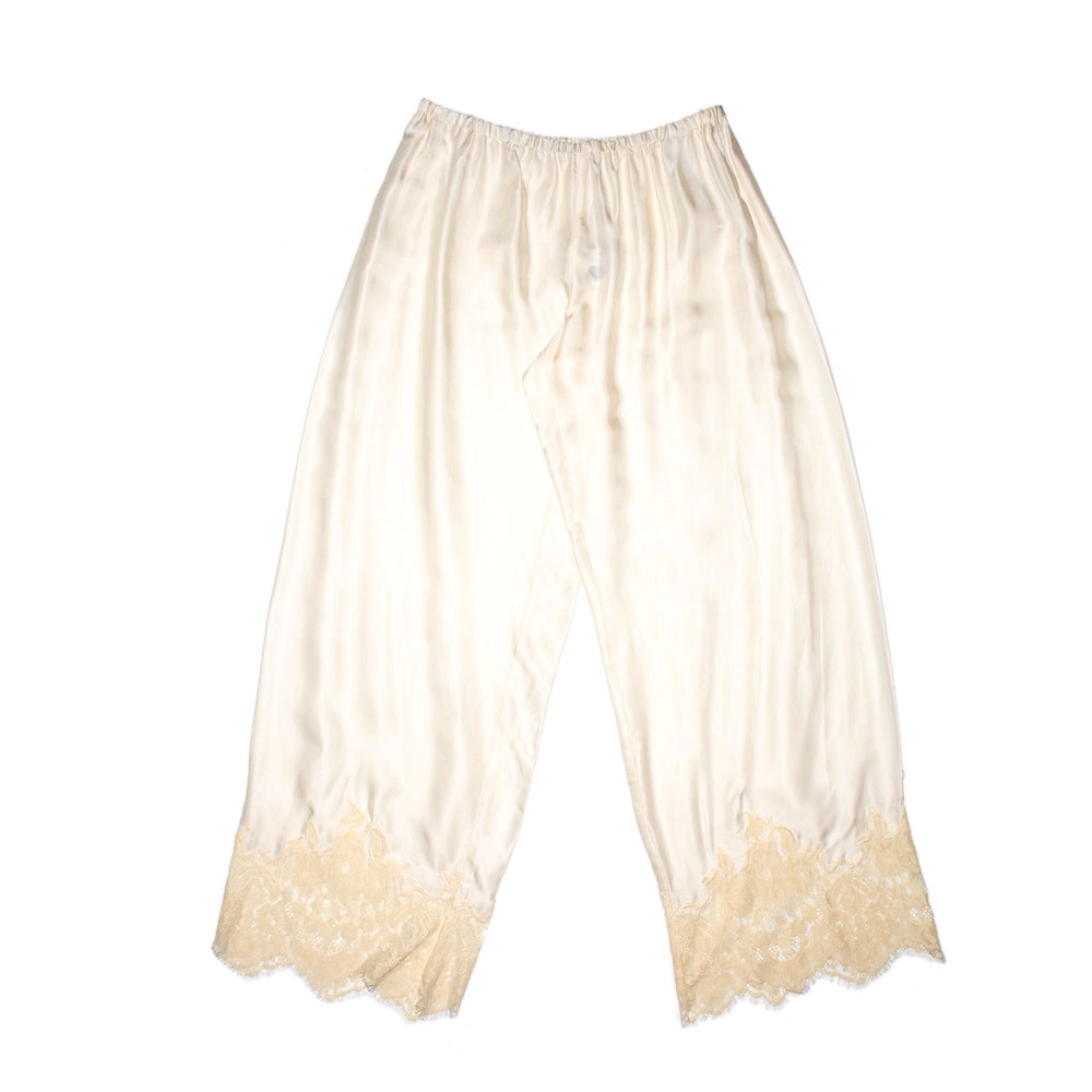 Twin Set Pants Cream Size Medium