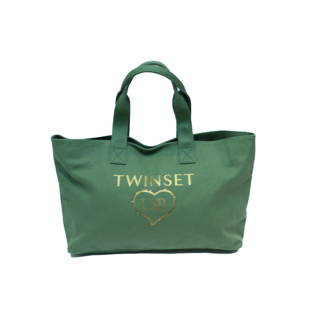 Twinset Canvas Bag Blue Daylight O/S