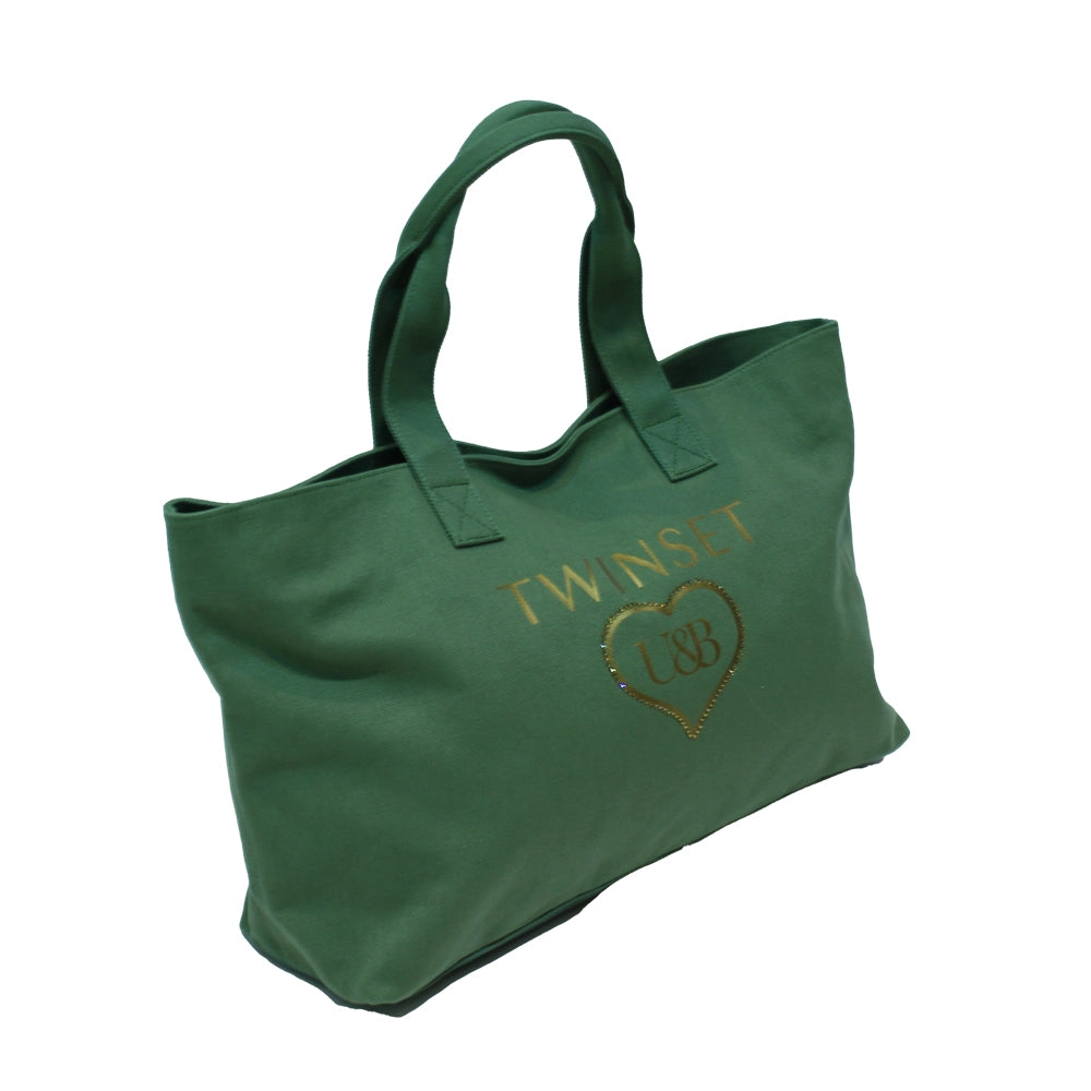 Twinset Canvas Bag Blue Daylight O/S