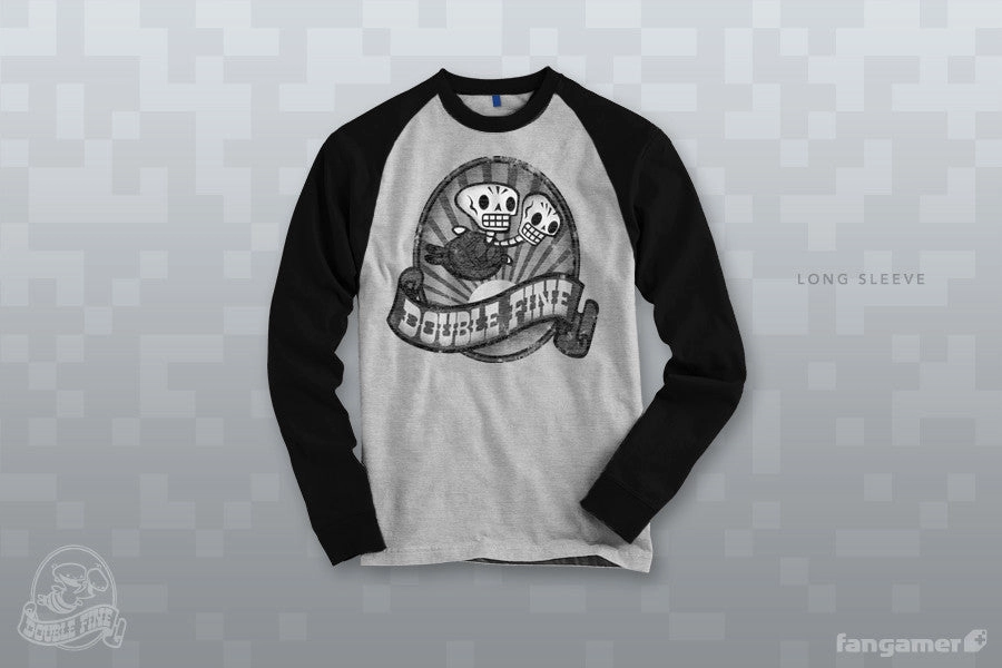 Two-Headed Skeleton Baby Long-Sleeve T