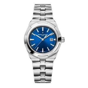 Vacheron Constantin Overseas Self-Winding Watch, 34.5mm Blue Dial, 4600V/200A-B980