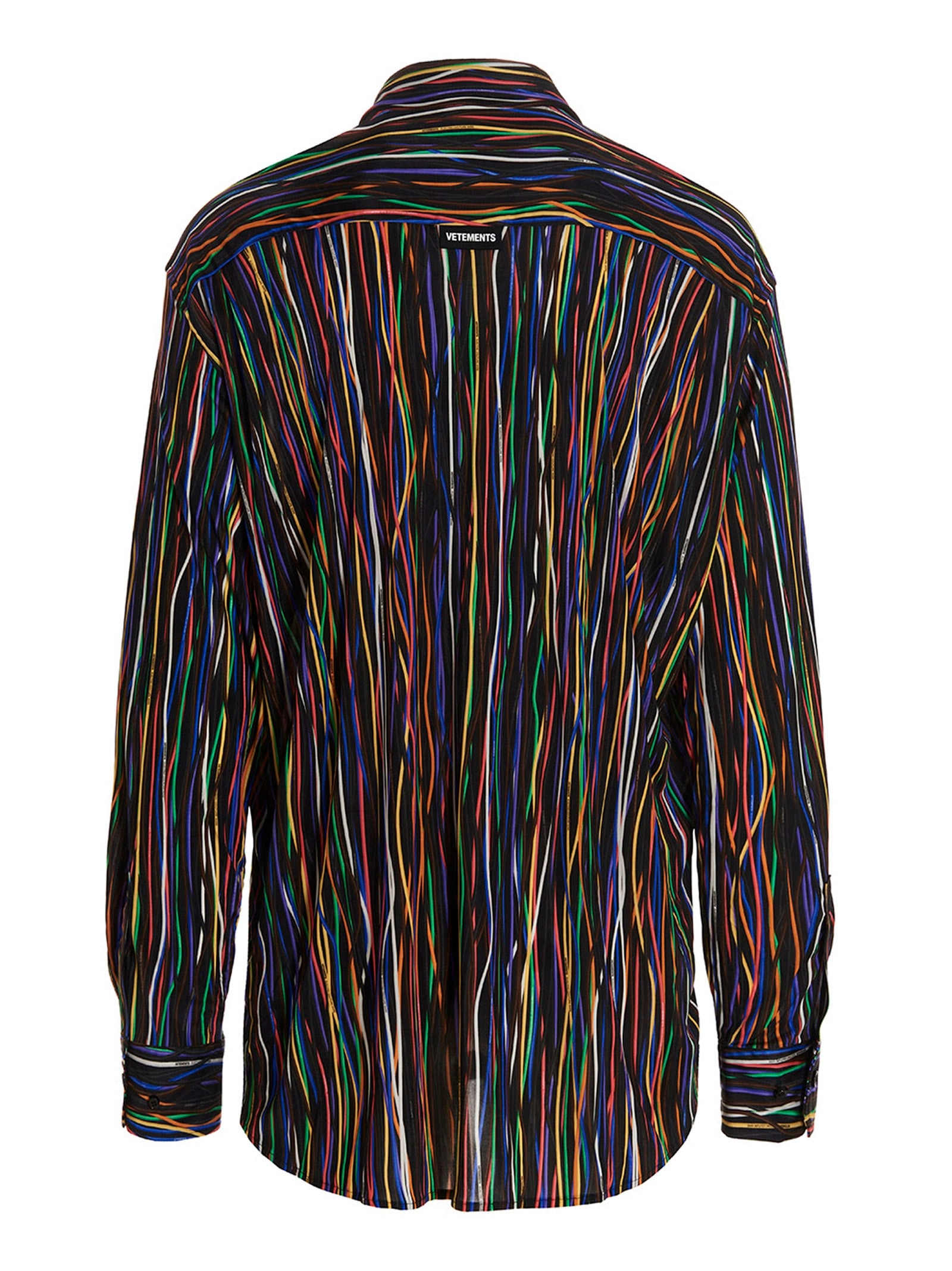 Vetements Striped Long-Sleeved Shirt