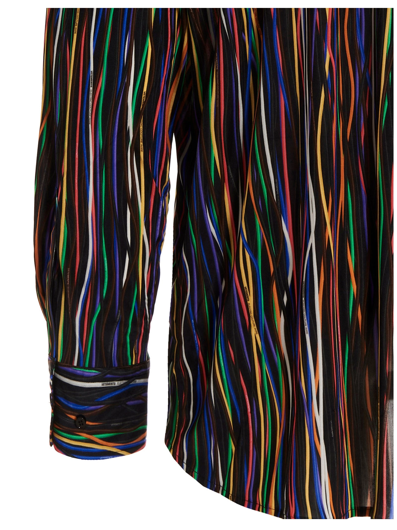 Vetements Striped Long-Sleeved Shirt