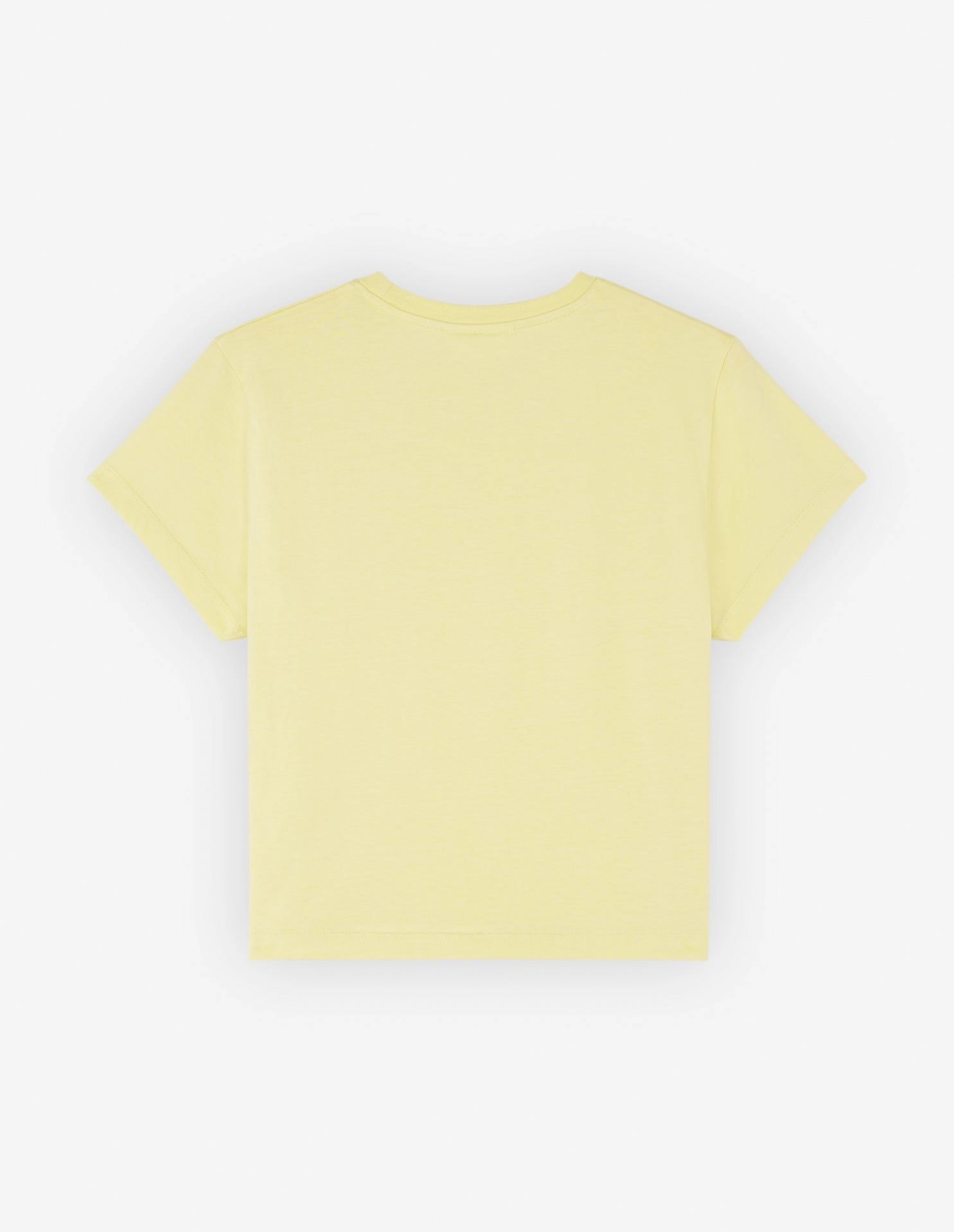 Women's Baby Fox Patch Baby Tee-shirt Chalk Yellow