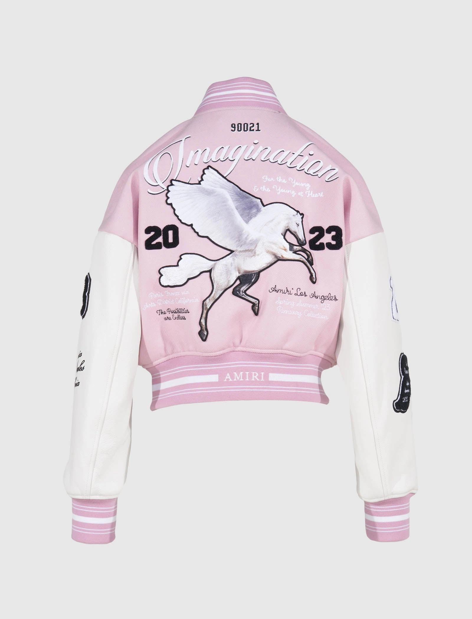 WOMEN'S OVERSIZED VARSITY JACKET