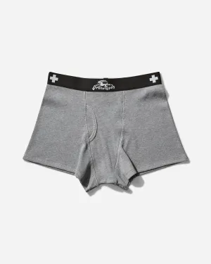 Women's Waffle Boxers Grey