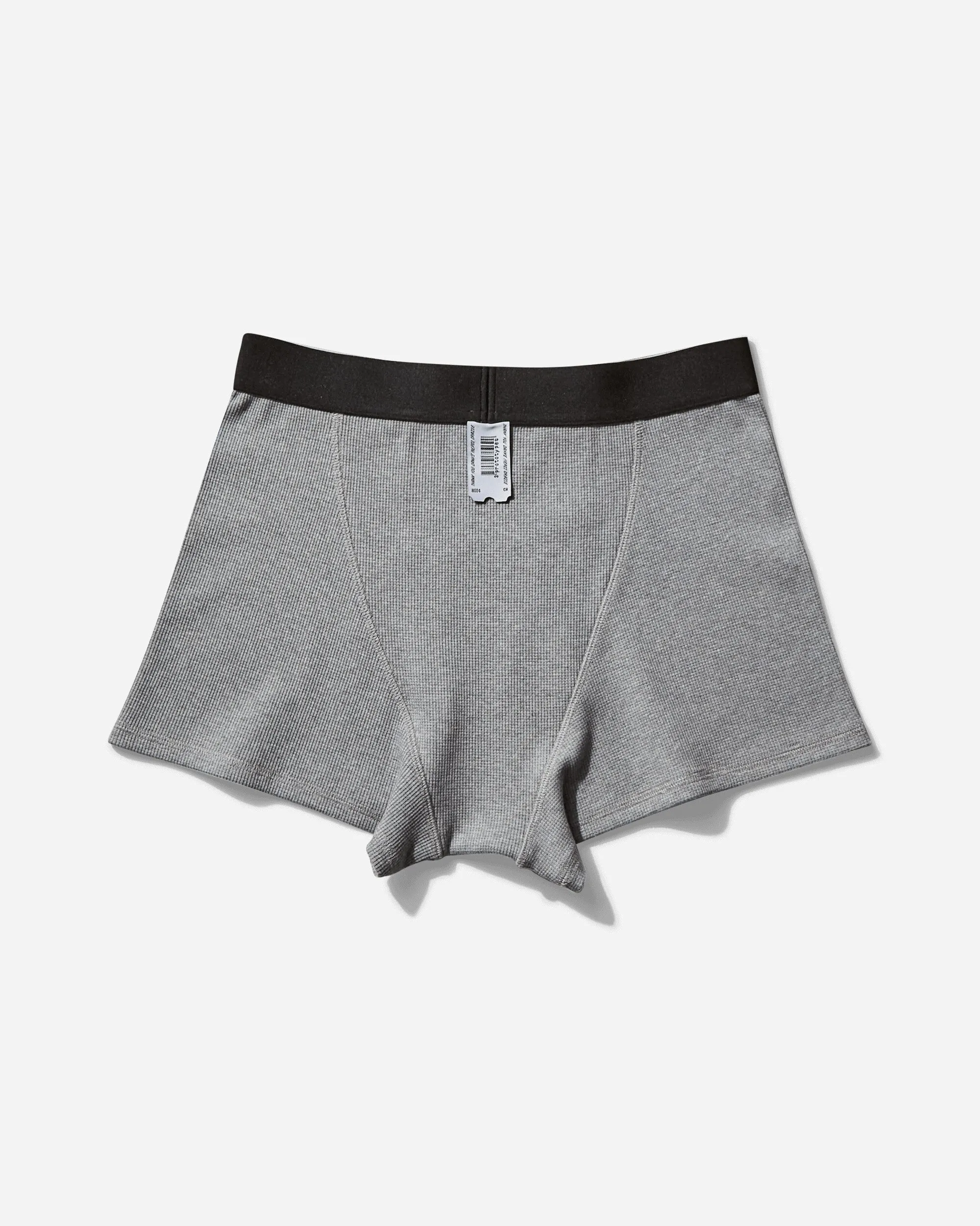 Women's Waffle Boxers Grey