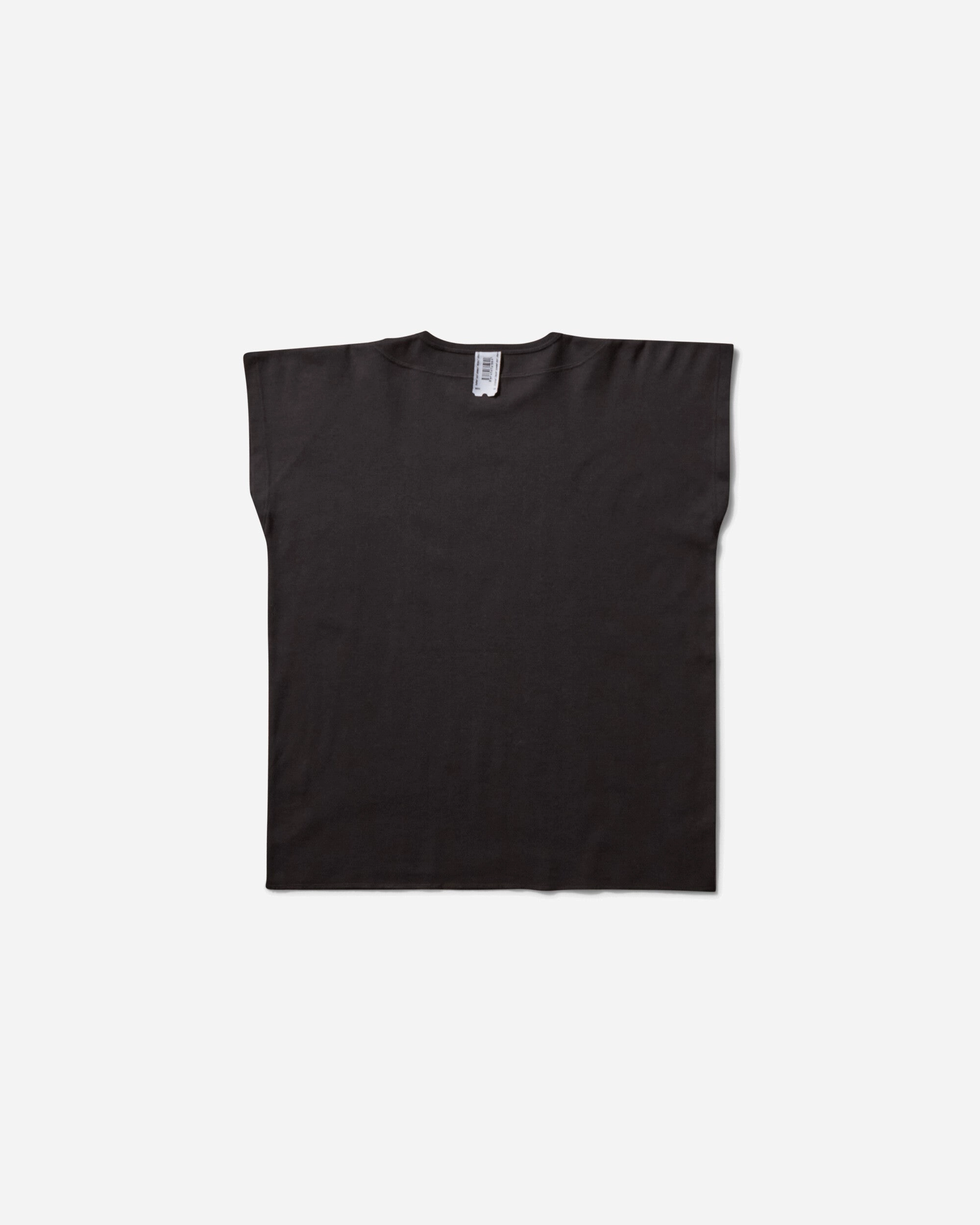Women's Waffle Muscle T-Shirt Black