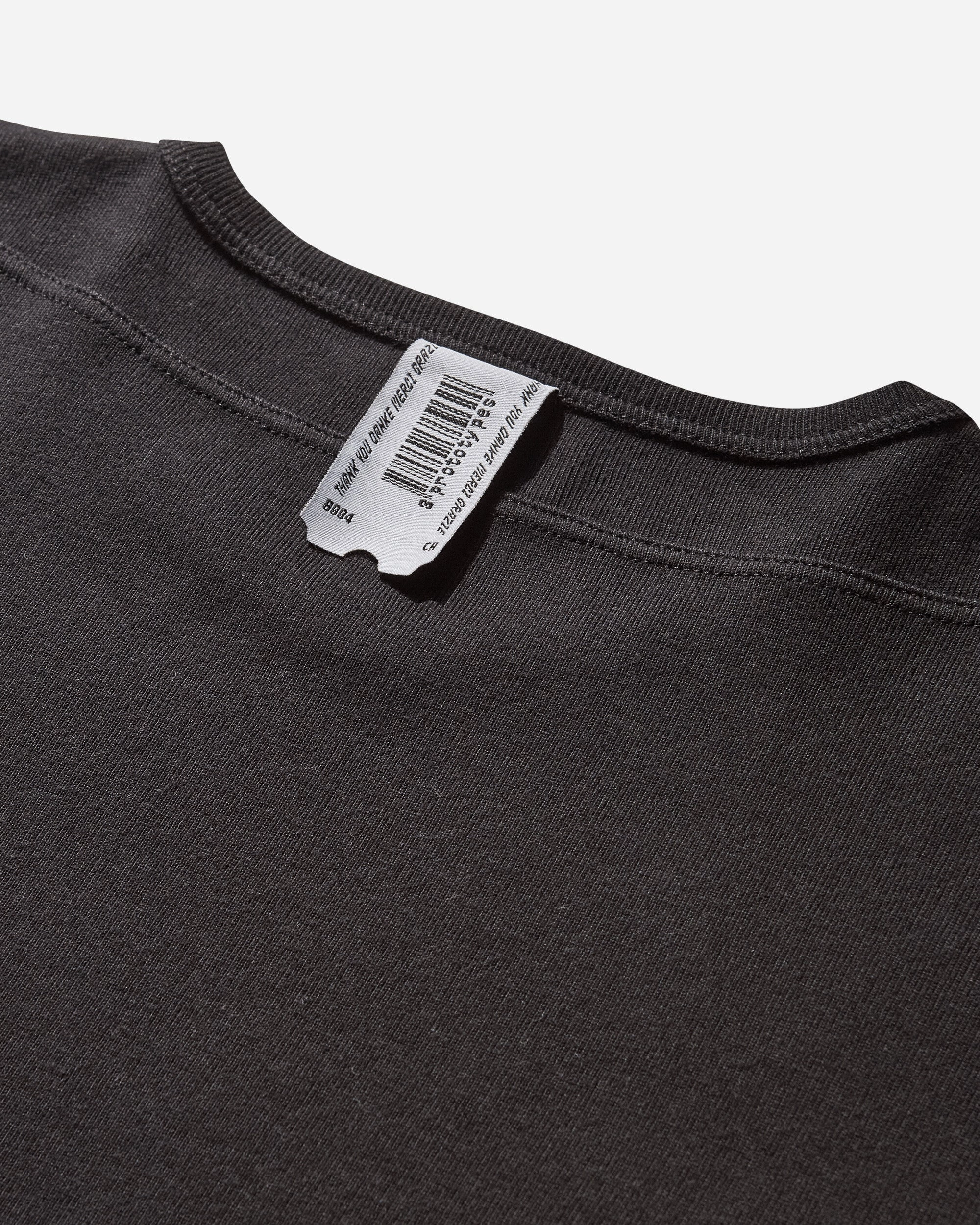 Women's Waffle Muscle T-Shirt Black
