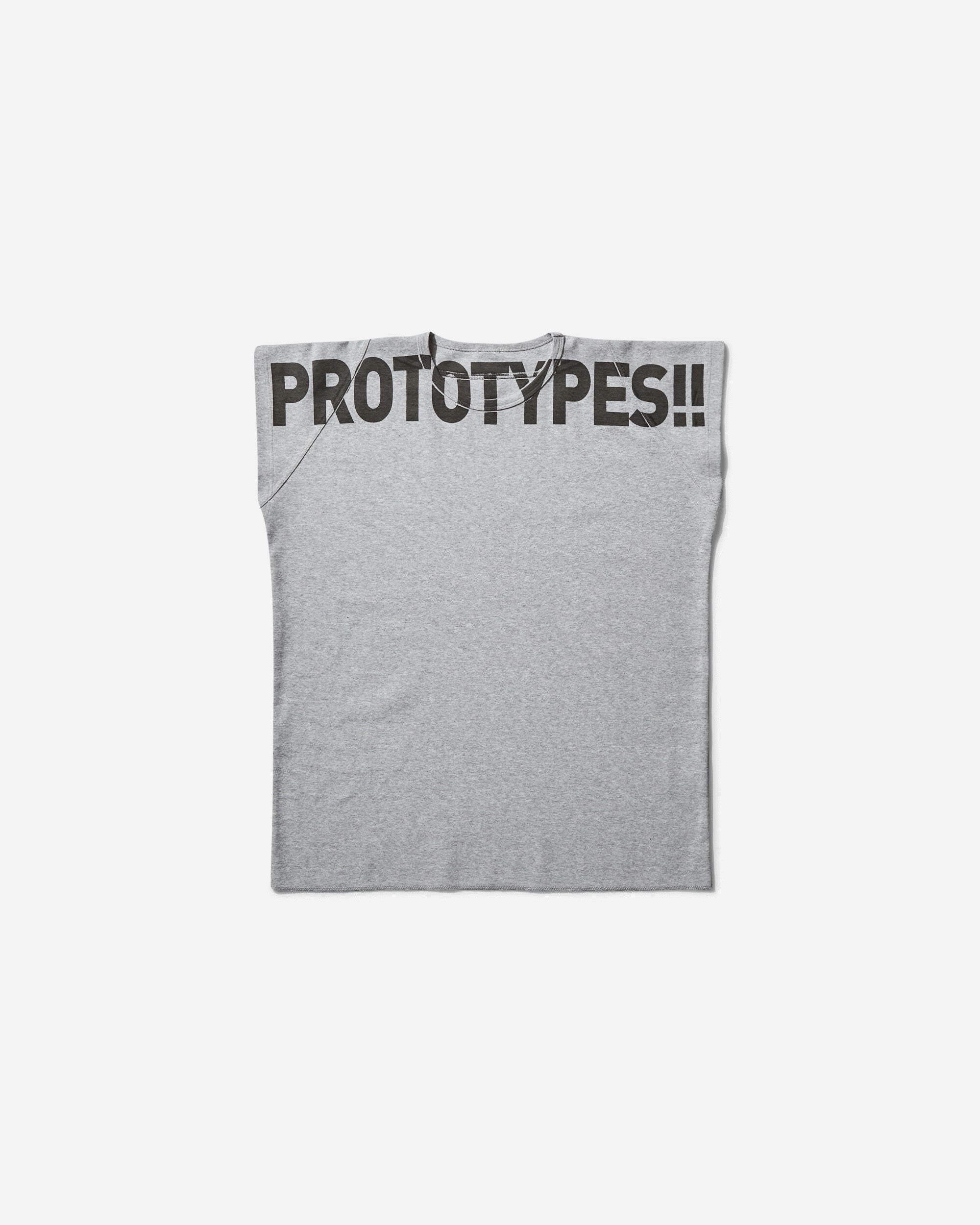Women's Waffle Muscle T-Shirt Grey