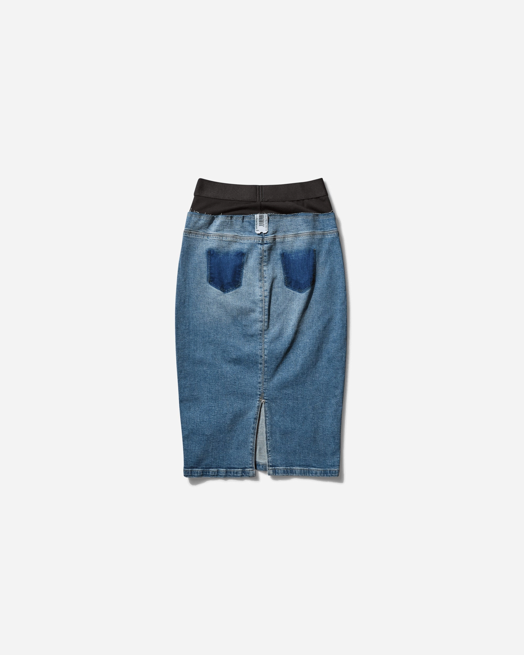 Women's Waistband Denim Pencil Blue