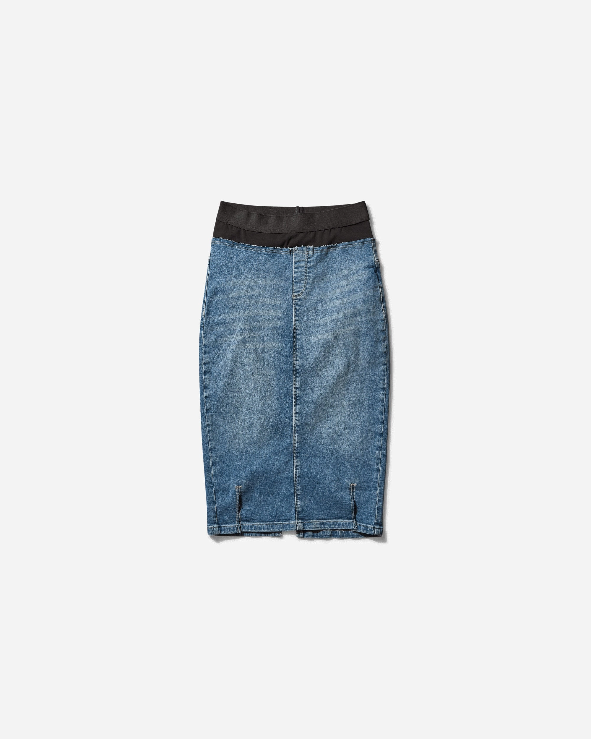 Women's Waistband Denim Pencil Blue