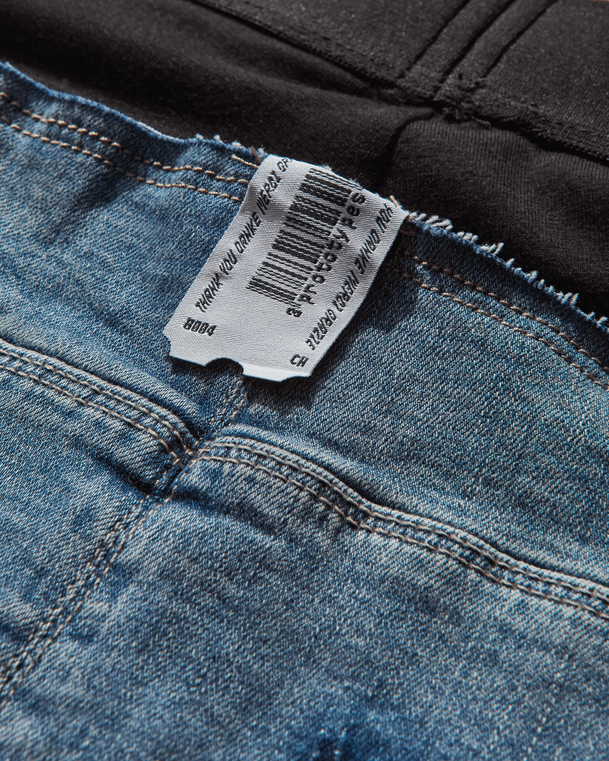 Women's Waistband Denim Pencil Blue