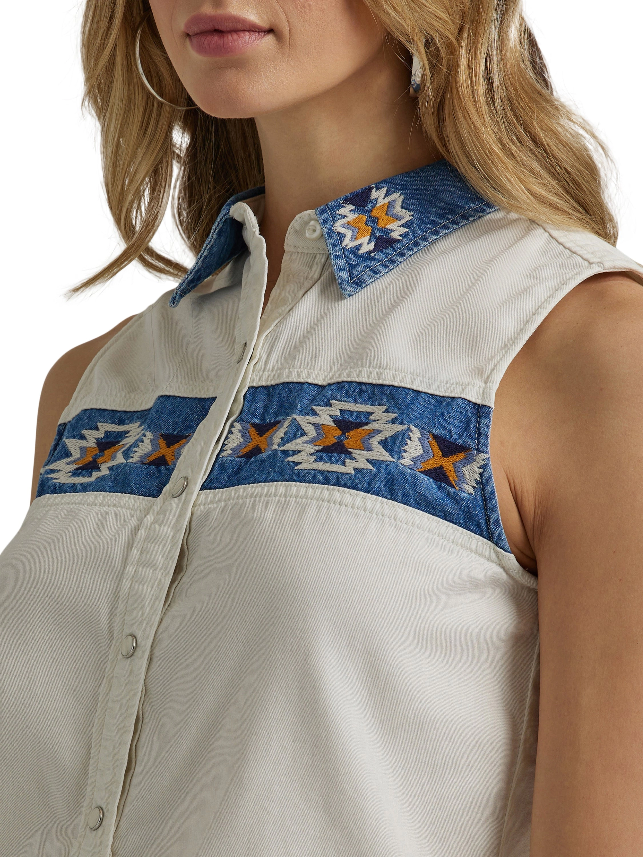 Women's Wrangler Vintage Snap Front Shirt #112344703
