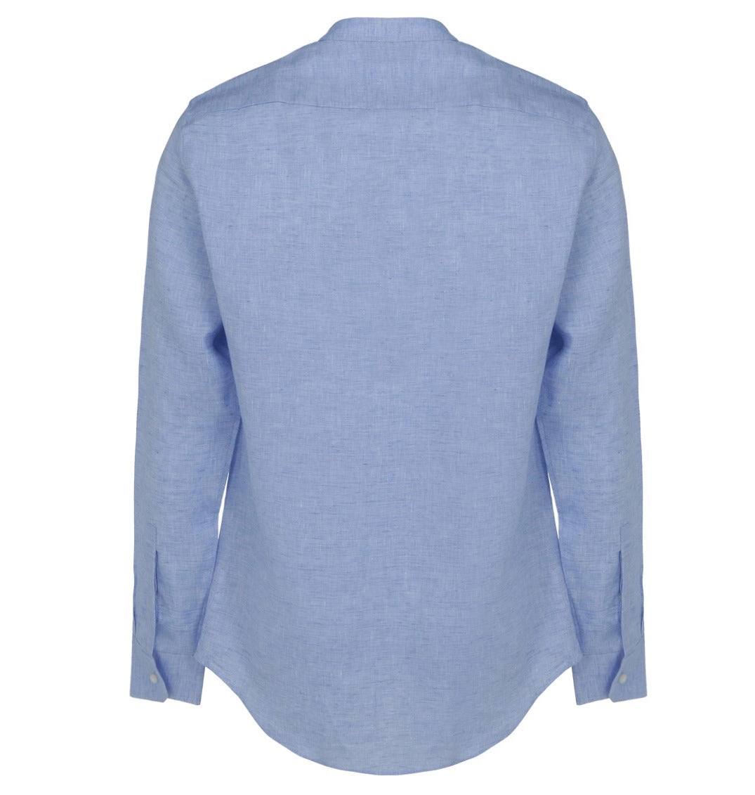 Z Zegna Long-Sleeved Buttoned Shirt