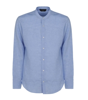 Z Zegna Long-Sleeved Buttoned Shirt
